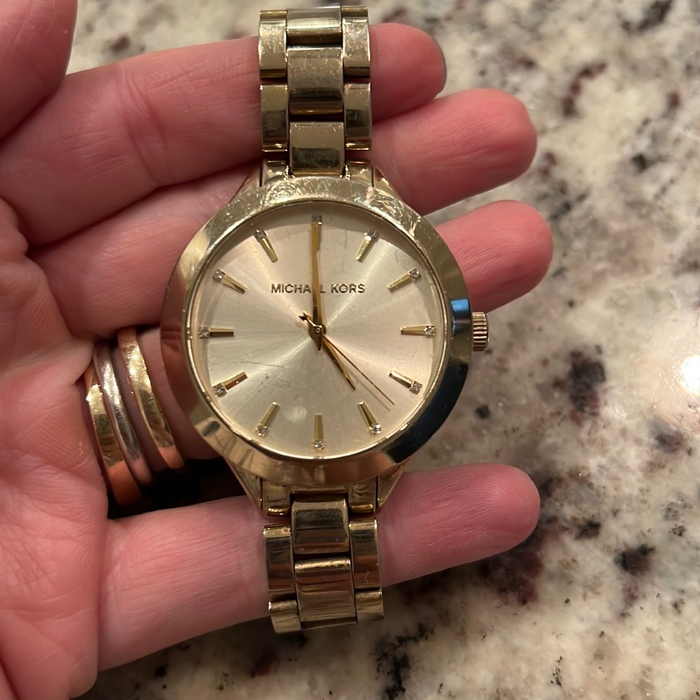 Gold Michael Kors Watch